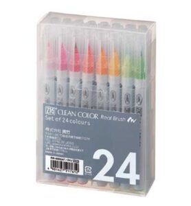 Clean Color Real Brush 24 Pcs Set