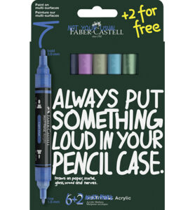 Acrylmarker Faber Castell Multimark – Frost kartonetui - Foamtastic Crafts