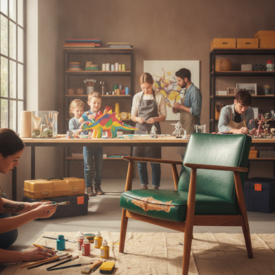 Waarom leerverf gebruiken voor meubels upcyclen?