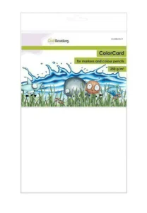 CraftEmotions ColorCard – papier voor markers wit 12 vl – A4 - Foamtastic Crafts