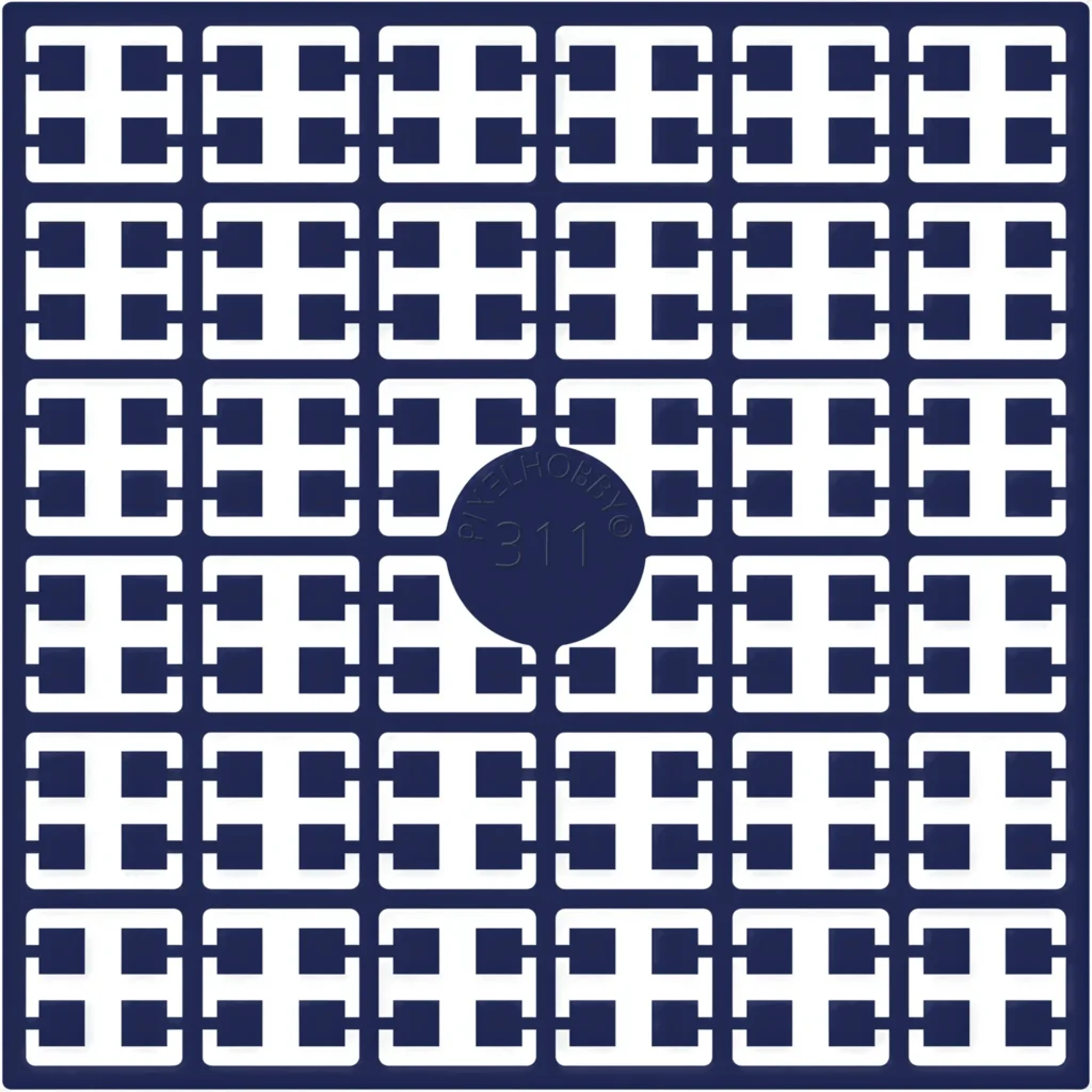 Pixelmatje 311 Koningsblauw Heel Donker