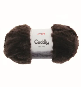 Cuddly Yarn, Brown 100gr / 60mtr - Foamtastic Crafts