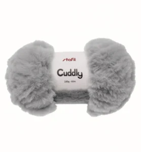 Cuddly Yarn, Light Grey 100gr / 60mtr - Foamtastic Crafts