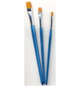 Artist Brush Set, 3x flat, 3 pcs