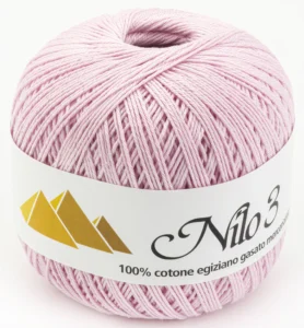 Haakgaren Nilo nr. 3 - 101 pink 100gr / 270mtr