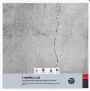 Ami Stonepaper – 30 x 30 cm – 192 grams – 40 vel - Foamtastic Crafts