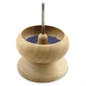 Beadalon Spin-N-Bead Bead Loader Hout - Foamtastic Crafts