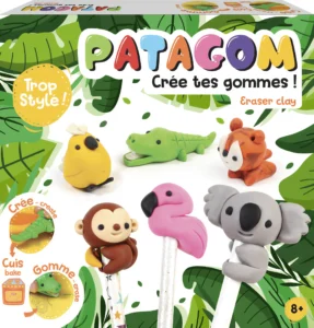 Patagom Gum Klei Set WIlde Dieren – Jungle - Foamtastic Crafts