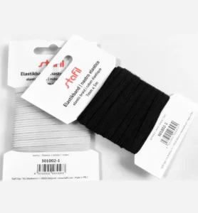 Elastisch band – 5 meter – 7mm – Wit - Foamtastic Crafts