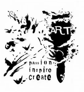 13 arts Mixed Media Stencil  Art Brush - Foamtastic Crafts