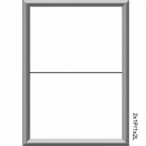 Aluminiumlijst voor Pixelhobby – grijs - Foamtastic Crafts