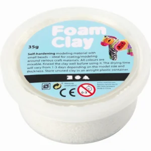 Foam Clay Wit – 35 gr - Foamtastic Crafts