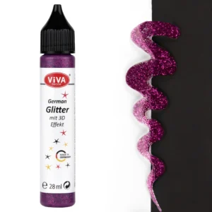 German Glitter | Fuchsia - Foamtastic Crafts