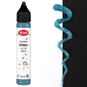 German Glitter | Azuurblauw - Foamtastic Crafts