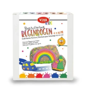 Viva Kids Knutselverf Set 6 Kleuren – Regenboog

 – 6 x 82 ml - Foamtastic Crafts