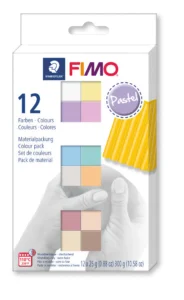 Fimo soft set - colour pack 12 pastel colours