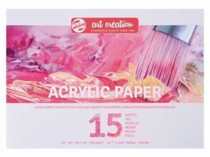 Art Creation Acrylic Paper A3 290gram – 15 vel - Foamtastic Crafts