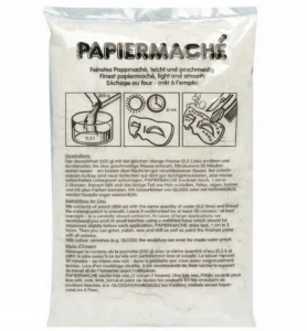 Papier-Mâché Poeder – 200gram – Grijs - Foamtastic Crafts