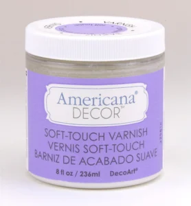 Americana Decor Soft Touch Varnish – Satin – 236ml - Foamtastic Crafts