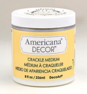 Americana Decor Crackle Medium-Flat/Matte – 236ml - Foamtastic Crafts