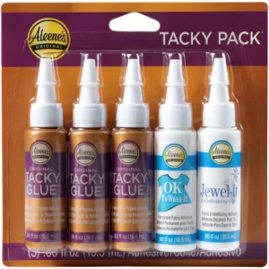 Aleene's Original Tacky Glue Trial Pack Fabric 5x19,5 Ml