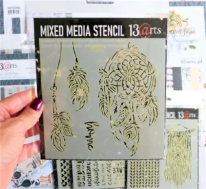 13 arts Mixed Media Stencil Dreamcatcher - Foamtastic Crafts