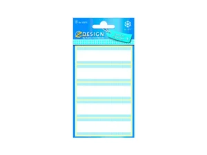 Diepvriesetiket Z-design Home 76x22mm wit/blauw pakje a 25 e - Foamtastic Crafts