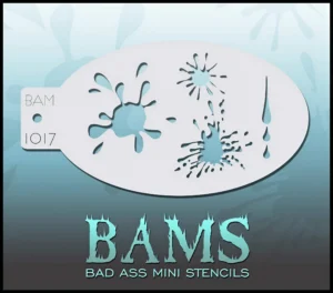 Bad Ass Mini Stencil 1017 – Spat - Foamtastic Crafts
