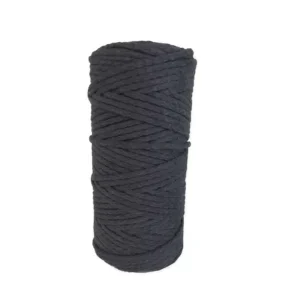 DekoArt Macramékoord 4 mm 100 m Antraciet - Foamtastic Crafts