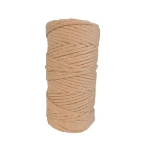 DekoArt Macramékoord 4 mm 100 m Abrikoos - Foamtastic Crafts