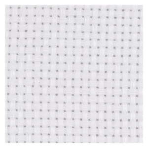 Aida Telstof 24/10 Grof 50×50 cm Wit - Foamtastic Crafts