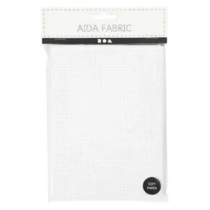 Aida Fabric 24 Vierkanten Per 10 cm - Foamtastic Crafts