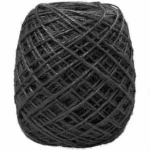 Natuurlijk hennep, 1-2 mm, zwart – 30m - Foamtastic Crafts