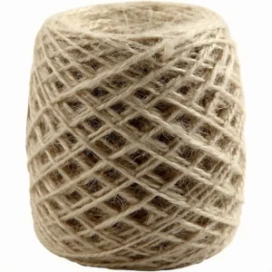 Natuurlijk hennep, 1-2 mm, naturel – 30m - Foamtastic Crafts