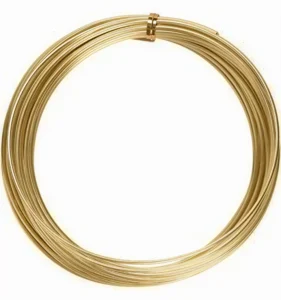 Aluminium draad Goud – dikte 2mm – 10 m op rol - Foamtastic Crafts