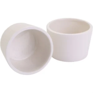 Keramieke kommen – H: 6 cm, d 9 cm – 4 stuks - Foamtastic Crafts