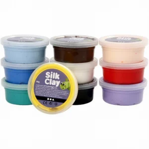 Silk Clay – Assortiment Basis 1 – Set 10 x 40 gram - Foamtastic Crafts