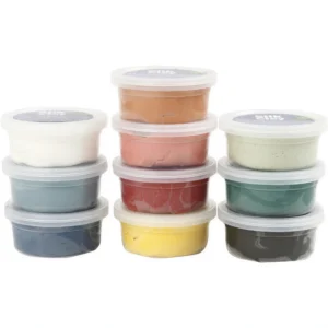 Silk Clay – Assortiment Poederkleuren – Set 10 x 40 gram - Foamtastic Crafts