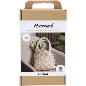 Hobbyset Macramé Tas Wit
