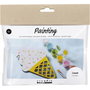 Mini Hobbyset Schilderen Ijshoorntje Diverse Kleuren