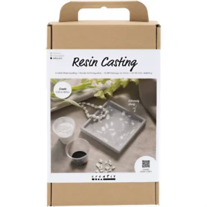 CC Hobbyset Resin – Hars Gieten Dienblad met Terrazzo - Foamtastic Crafts