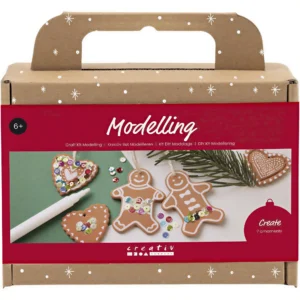 Diy Hobbypakket Boetseren Kleine Taartfiguren Midden Bruin