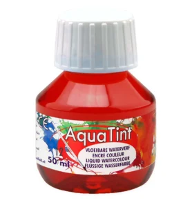 Collall – AquaTint – 50ml – Donkerrood - Foamtastic Crafts