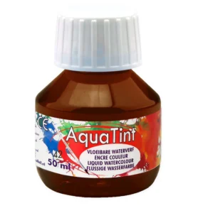 Collall – AquaTint – 50ml – Donkerbruin - Foamtastic Crafts