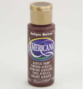 Americana Acrylics | 59 ml | Antique Maroon - Foamtastic Crafts