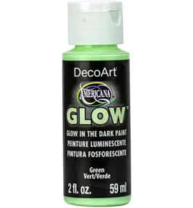 Americana Glow in the Dark –  Green – 59ml - Foamtastic Crafts
