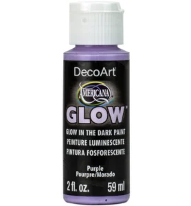 Americana Glow in the Dark –  Purple – 59ml - Foamtastic Crafts
