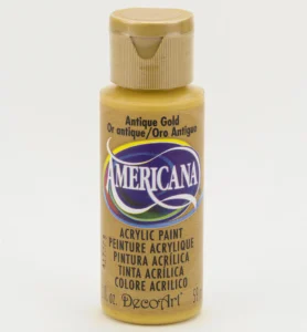 Americana Acrylics | 59 ml | Antique Gold - Foamtastic Crafts