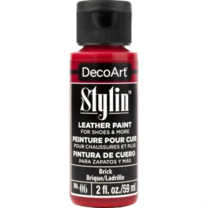 DecoArt Stylin Leather Paint - Brick - 59 ml