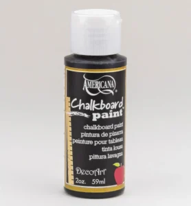 Americana –  Chalkboard Paint Black Slate - Foamtastic Crafts